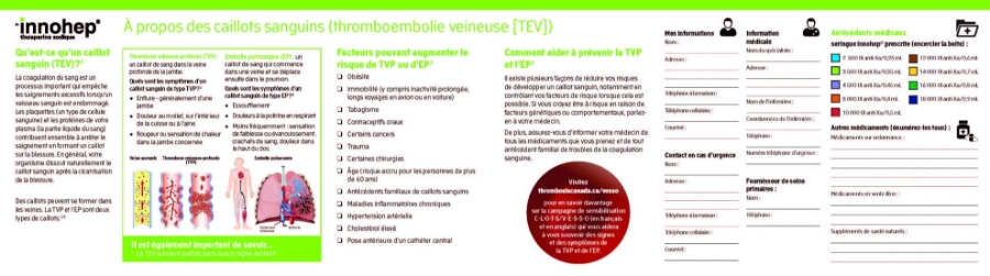 Picture of INNOHEP PATIENTPOCKET CA PK/25