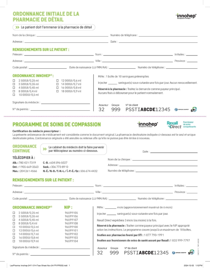 Picture of INNOHELP COMP TEAR PADS FR